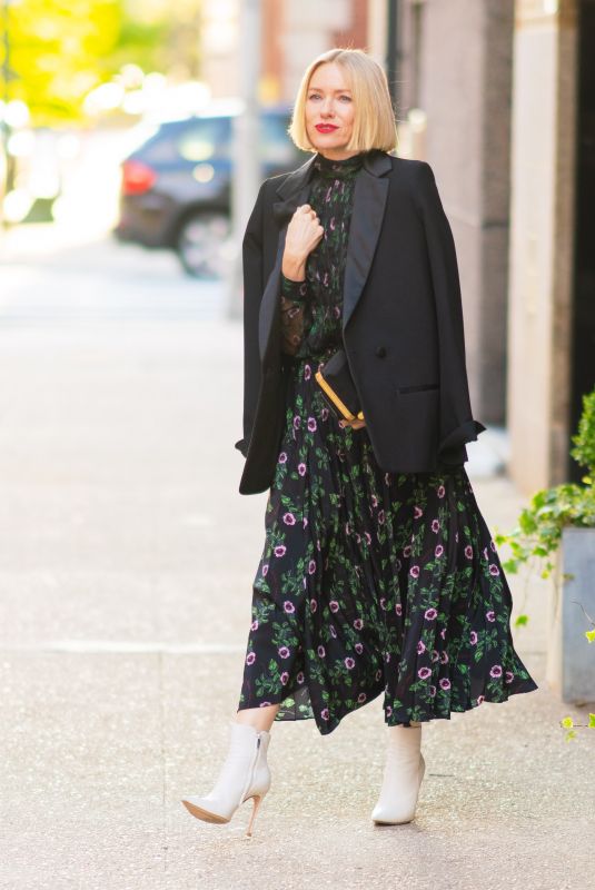 NAOMI WATTS Out in New York 04/28/2019