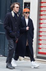 NATALIA DYER and Charlie Heaton Out in Paris 04/10/2019