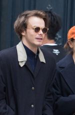 NATALIA DYER and Charlie Heaton Out in Paris 04/10/2019