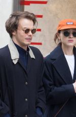 NATALIA DYER and Charlie Heaton Out in Paris 04/10/2019