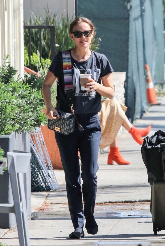 NATALIE PORTMAN Out and About in Los Angeles 04/23/2019