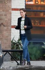 NATALIE PORTMAN Out for Dinner in Los Feliz 04/02/2019
