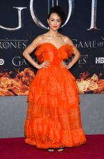 NATHALIE EMMANUEL at Game of Thrones, Season 8 Premiere in New York 04/03/2019