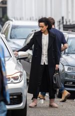 NATHALIE EMMANUEL on the Set of Four Weddings and a Funeral Show in London 04/23/2019