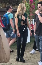 NICOLA PELTZ Out at Coachella Valley Music and Arts Festival 2019 in Indio 04/14/2019