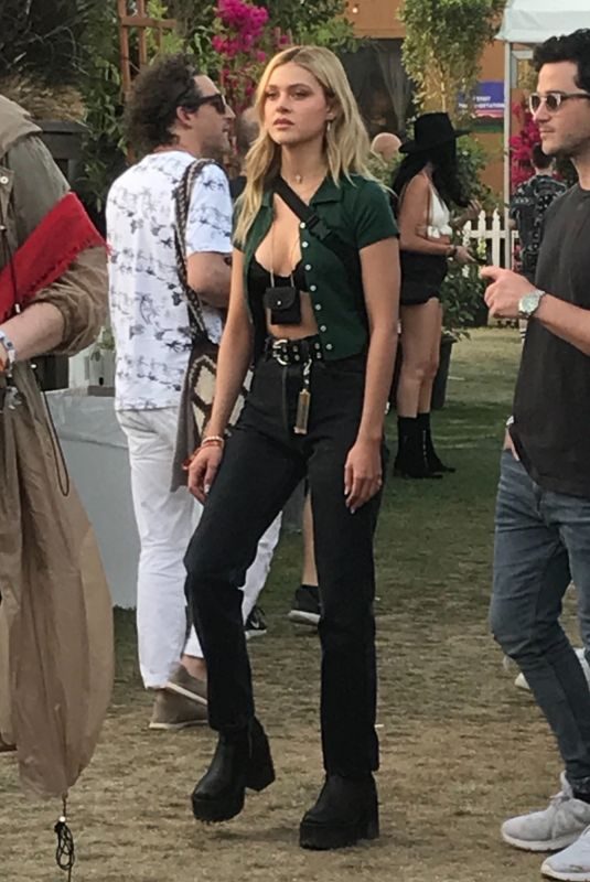 NICOLA PELTZ Out at Coachella Valley Music and Arts Festival 2019 in Indio 04/14/2019