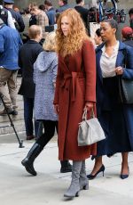 NICOLE KIDMAN at The Undoing Set in New York 04/13/2019