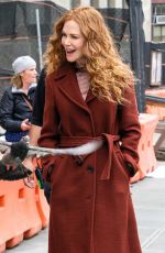 NICOLE KIDMAN at The Undoing Set in New York 04/13/2019