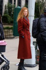 NICOLE KIDMAN on the Set of The Undoing in New York 04/01/2019