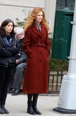 NICOLE KIDMAN on the Set of The Undoing in New York 04/01/2019