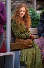 NICOLE KIDMAN on the Set of The Undoing in New York 04/03/2019
