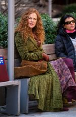 NICOLE KIDMAN on the Set of The Undoing in New York 04/03/2019