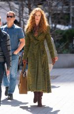 NICOLE KIDMAN on the Set of The Undoing in New York 04/03/2019