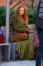NICOLE KIDMAN on the Set of The Undoing in New York 04/03/2019