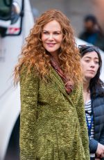 NICOLE KIDMAN on the Set of The Undoing in New York 04/03/2019