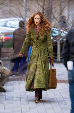 NICOLE KIDMAN on the Set of The Undoing in New York 04/03/2019