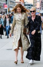 NICOLE KIDMAN on the Set of The Undoing in New York 04/13/2019
