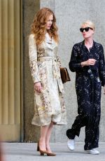NICOLE KIDMAN on the Set of The Undoing in New York 04/13/2019