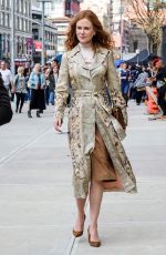 NICOLE KIDMAN on the Set of The Undoing in New York 04/13/2019