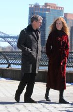 NICOLE KIDMAN on the Set of The Undoing in New York 04/16/2019