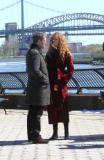 NICOLE KIDMAN on the Set of The Undoing in New York 04/16/2019