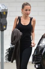 NICOLE RICHIE Leaves Tracy Anderson Gym in Studio City 04/16/2019