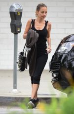 NICOLE RICHIE Leaves Tracy Anderson Gym in Studio City 04/16/2019