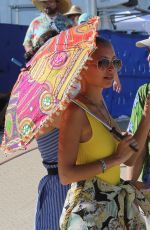 NICOLE RICHIE Out at Jazz Fest in New Orleans 04/27/2019