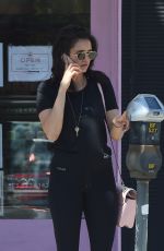 NINA DOBREV Heading to a Gym in Los Angeles 04/17/2019
