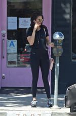NINA DOBREV Heading to a Gym in Los Angeles 04/17/2019