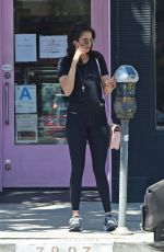 NINA DOBREV Heading to a Gym in Los Angeles 04/17/2019