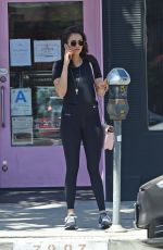 NINA DOBREV Heading to a Gym in Los Angeles 04/17/2019