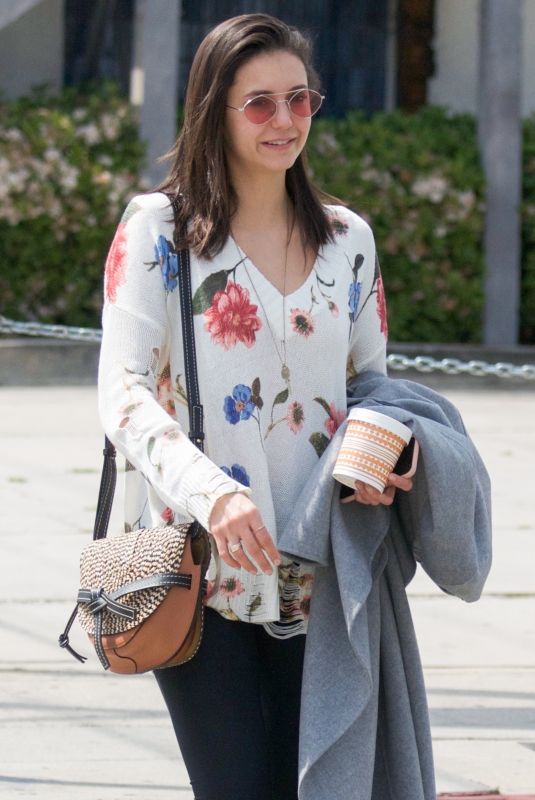 NINA DOBREV Out and About in West Hollywood 04/03/2019