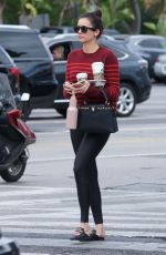 NINA DOBREV Out for Coffee in West Hollywood 04/16/2019