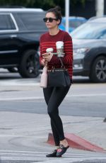 NINA DOBREV Out for Coffee in West Hollywood 04/16/2019