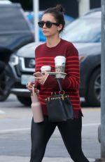NINA DOBREV Out for Coffee in West Hollywood 04/16/2019