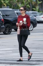 NINA DOBREV Out for Coffee in West Hollywood 04/16/2019