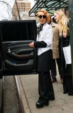 NOOMI RAPACE Leaves Bowery Hotel in New York 04/11/2019