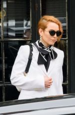 NOOMI RAPACE Leaves Bowery Hotel in New York 04/11/2019