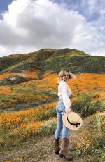 OANA GREGORY on the Set of a Photoshoot, March 2019