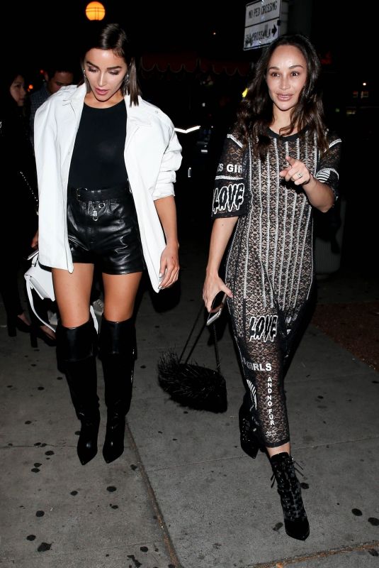 OLIVIA CULPO and CARA SANTANA at Delilah in West Hollywood 04/06/2019