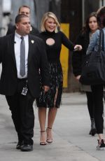 OLIVIA HOLT Arrives at Jimmy Kimmel Kive! in Los Angeles 04/29/2019