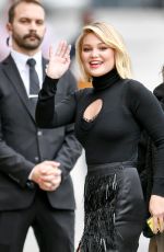 OLIVIA HOLT Arrives at Jimmy Kimmel Kive! in Los Angeles 04/29/2019