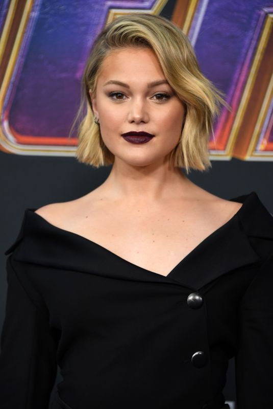 OLIVIA HOLT at Avengers: Endgame Premiere in Los Angeles 04/22/2019