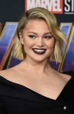 OLIVIA HOLT at Avengers: Endgame Premiere in Los Angeles 04/22/2019