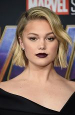 OLIVIA HOLT at Avengers: Endgame Premiere in Los Angeles 04/22/2019