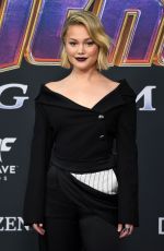 OLIVIA HOLT at Avengers: Endgame Premiere in Los Angeles 04/22/2019