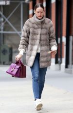 OLIVIA PALERMO Out and About in New York 04/11/2019
