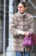 OLIVIA PALERMO Out and About in New York 04/11/2019