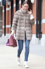 OLIVIA PALERMO Out and About in New York 04/11/2019